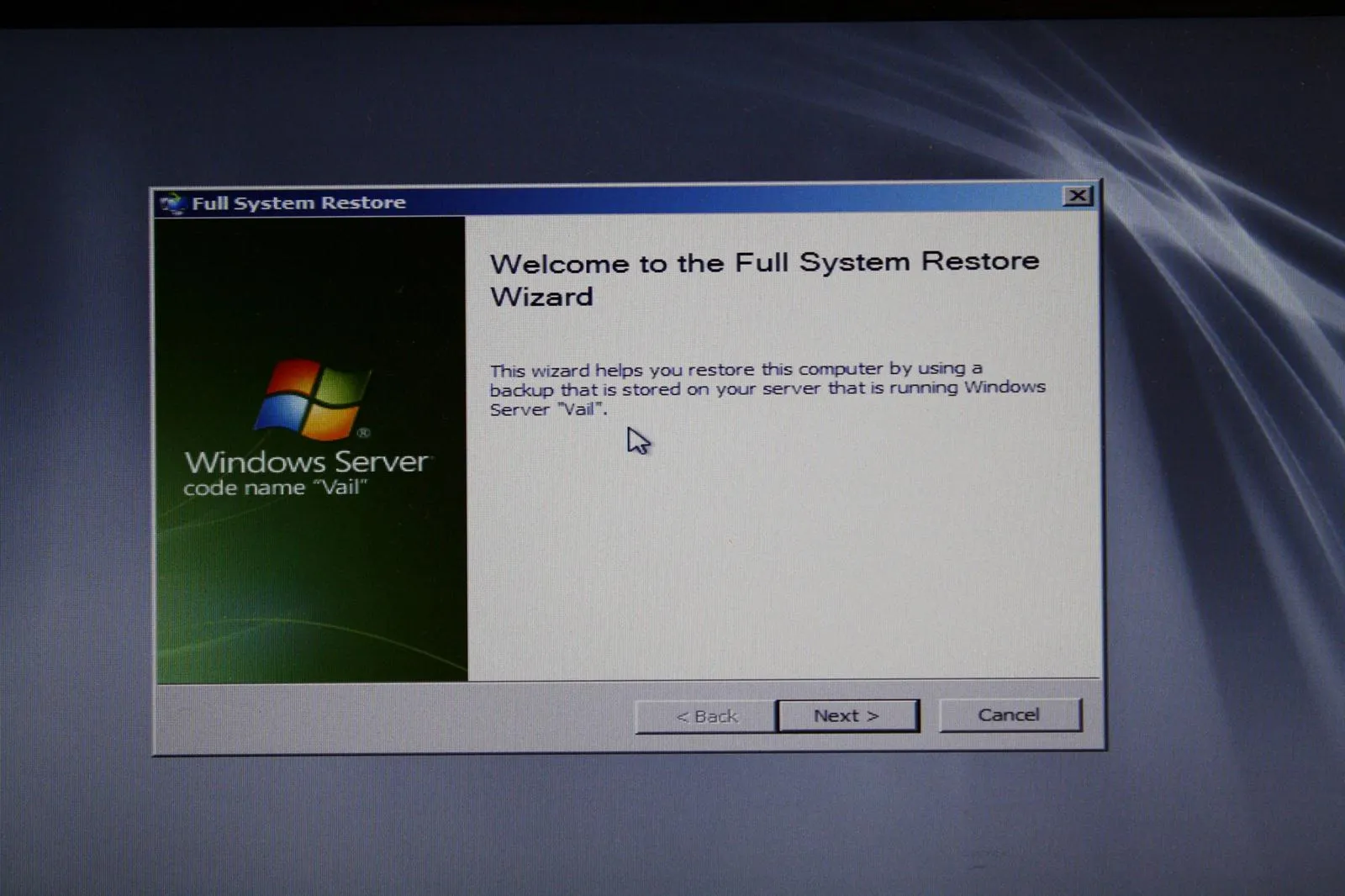 View Vail August Preview - Full PC Restore