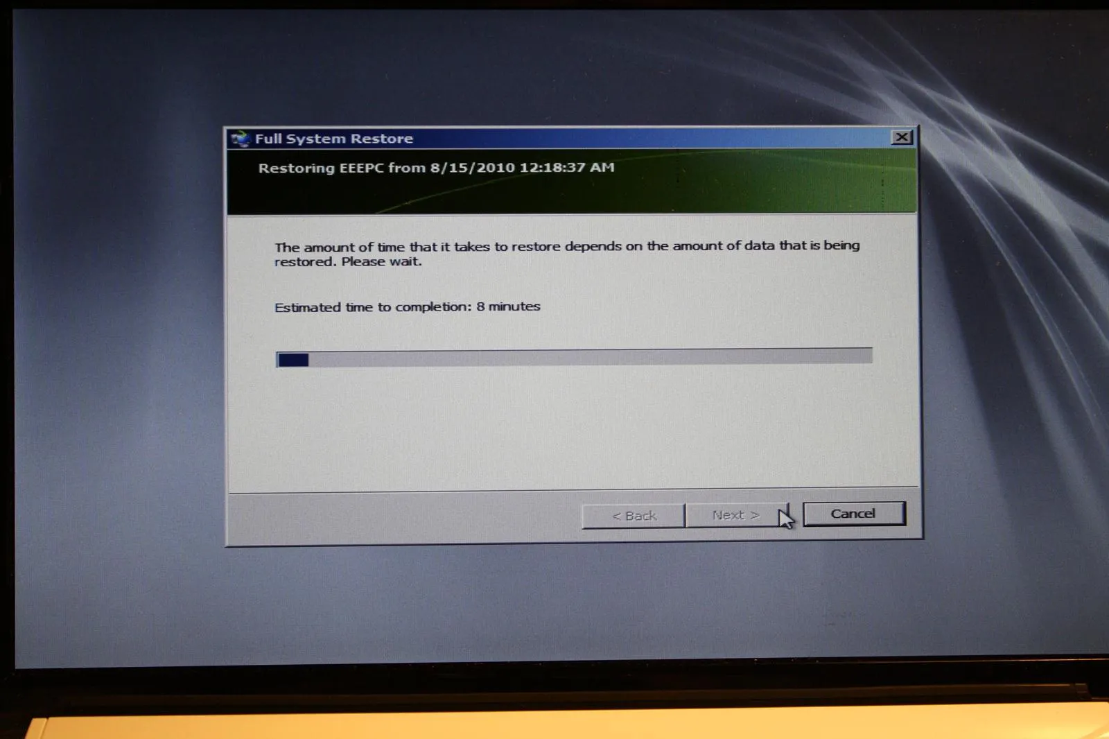 View Vail August Preview - Full PC Restore